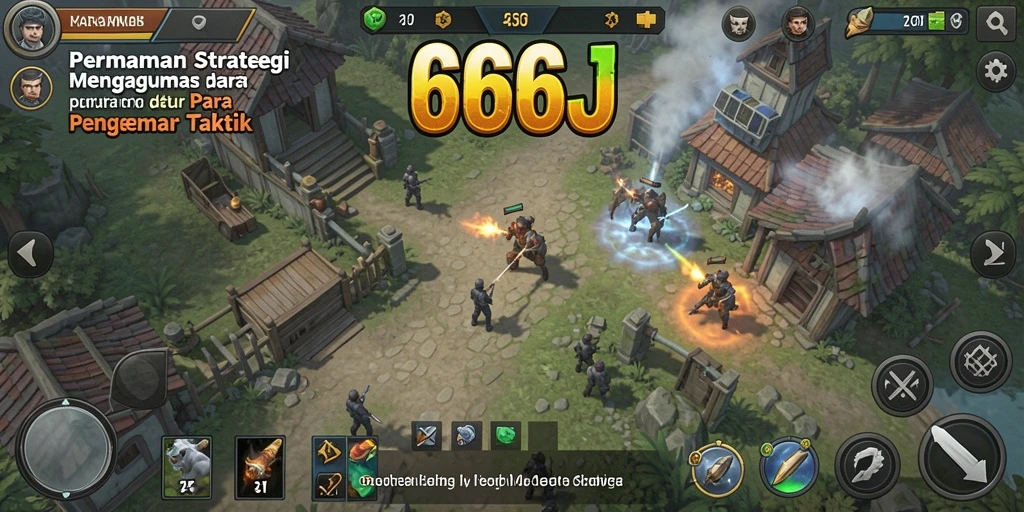 Screenshot gameplay <strong>666J</strong> menunjukkan strategi dan taktik yang mendebarkan.