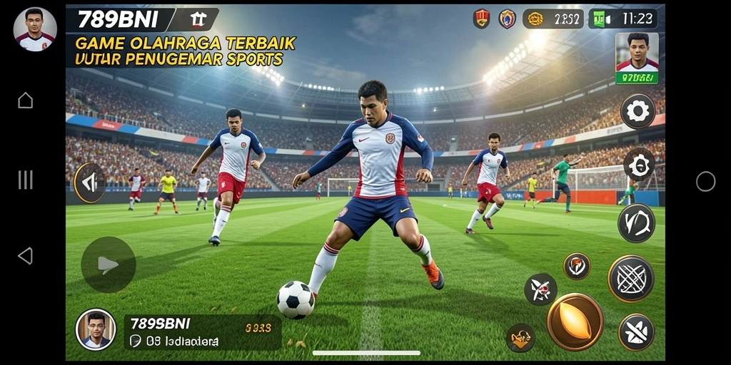 Screenshot dari gameplay 789BNI yang mengasyikkan di lapangan.