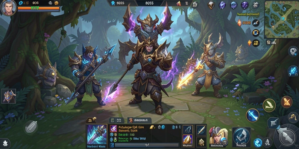 Tangkapan layar utama dari gameplay seru 8055 yang mengajak pemain berpetualang.