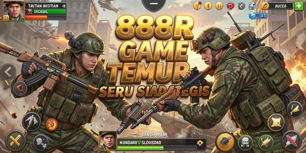 Tampilan gameplay seru dan intens di 888R.