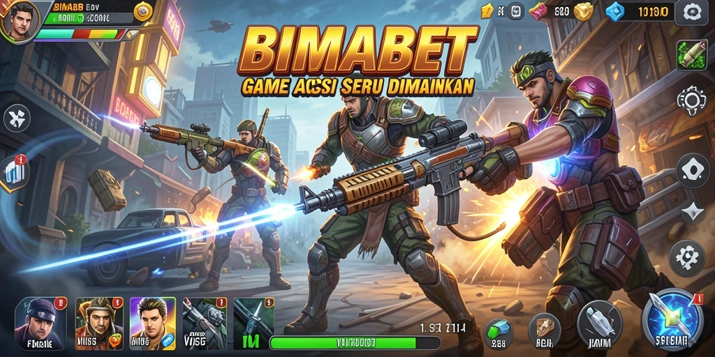 Screenshot menampilkan aksi seru dalam gameplay BIMABET.