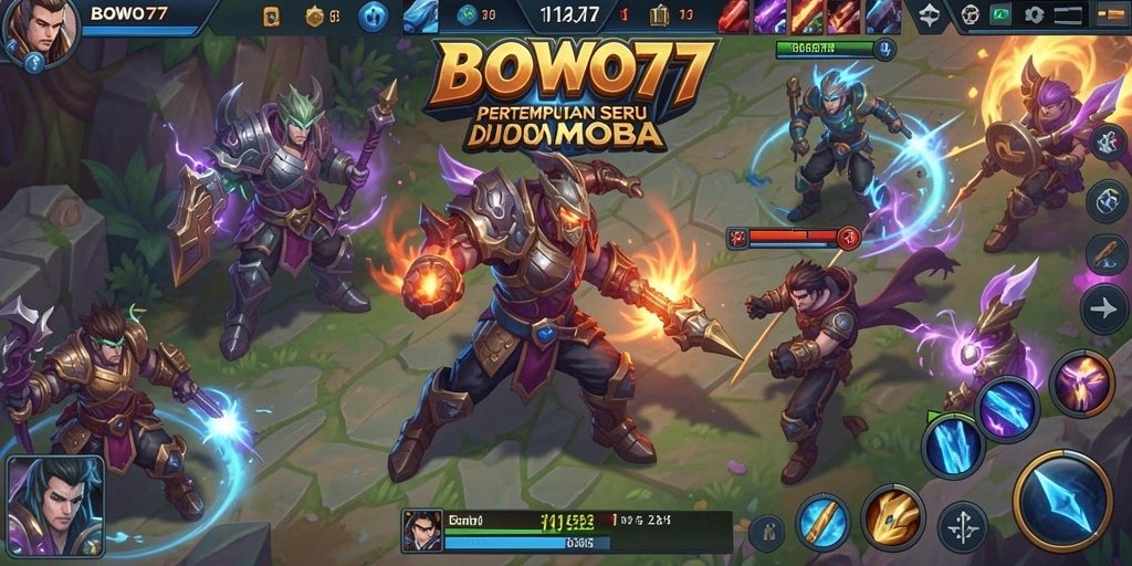 Tampilan gameplay seru di BOWO77 dengan karakter beragam.