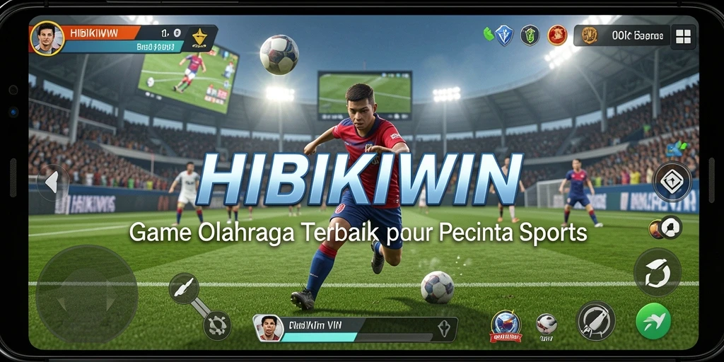 Tampilan gameplay HIBIKIWIN yang penuh aksi dan seru.