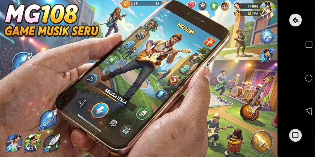 Gameplay MG108 yang menarik dengan berbagai lagu mendidik.
