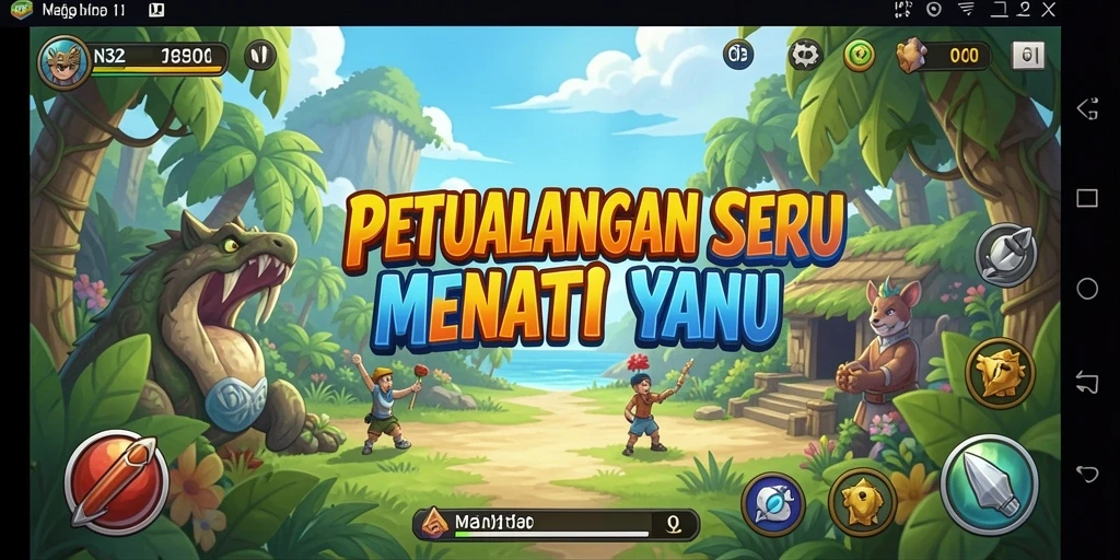 Gameplay N32 yang mendebarkan di dunia petualangan fantastis.