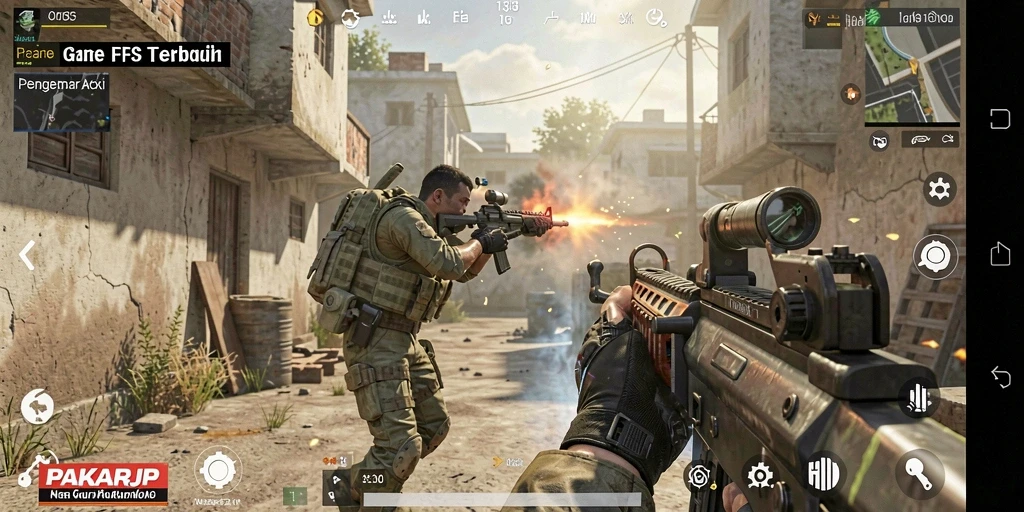 Tangkapan layar dari gameplay seru PAKARJP.