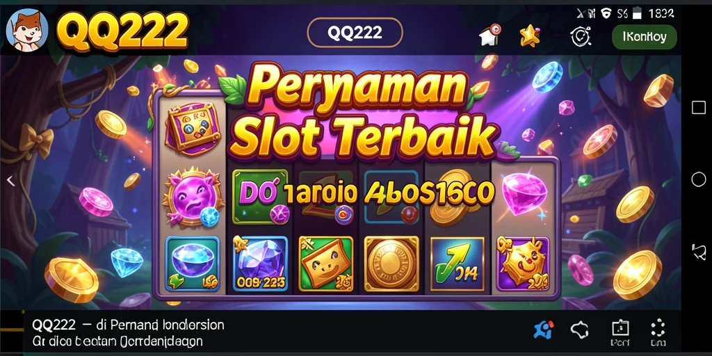 Gameplay menarik dari QQ222 dengan berbagai tema Slot yang seru.
