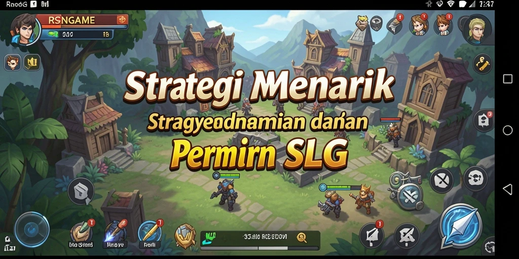 Tangkapan layar gameplay RSNGAME yang menunjukkan pertempuran strategis yang seru.