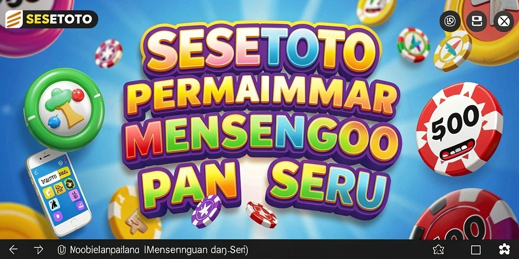 Tangkapan layar utama SESETOTO menampilkan momen seru dalam permainan Bingo.