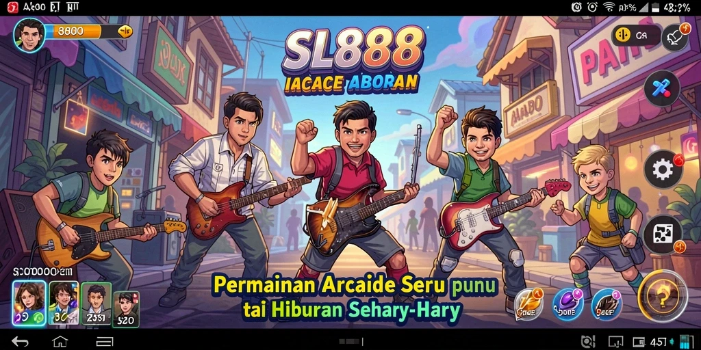 Screenshot gameplay SL888 yang menampilkan tantangan seru dalam permainan Arcade.