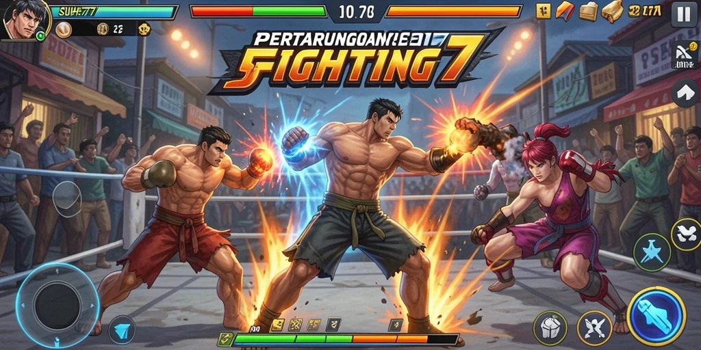 Gameplay seru dan intens di arena pertarungan SUHU777.