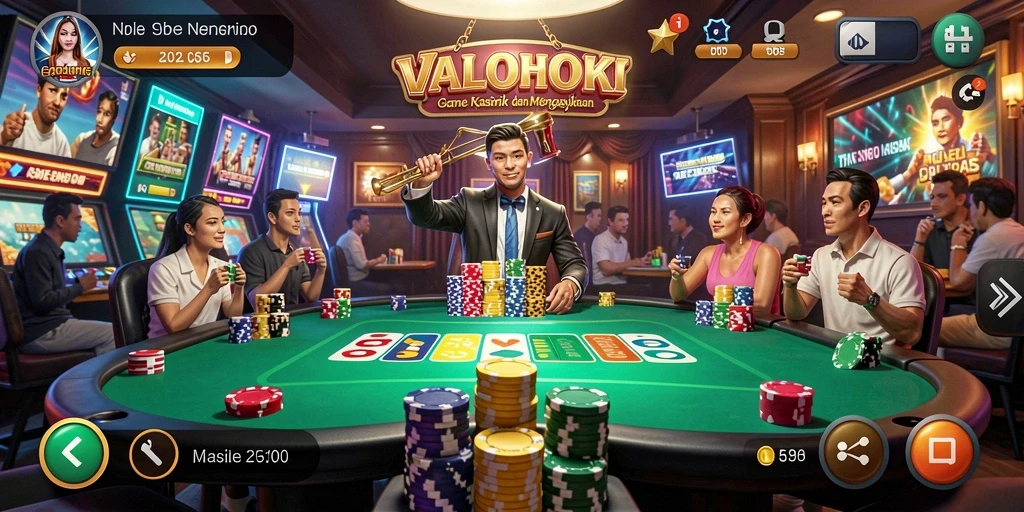 Tampilan gameplay VALOHOKI yang menarik dan mengasyikkan.