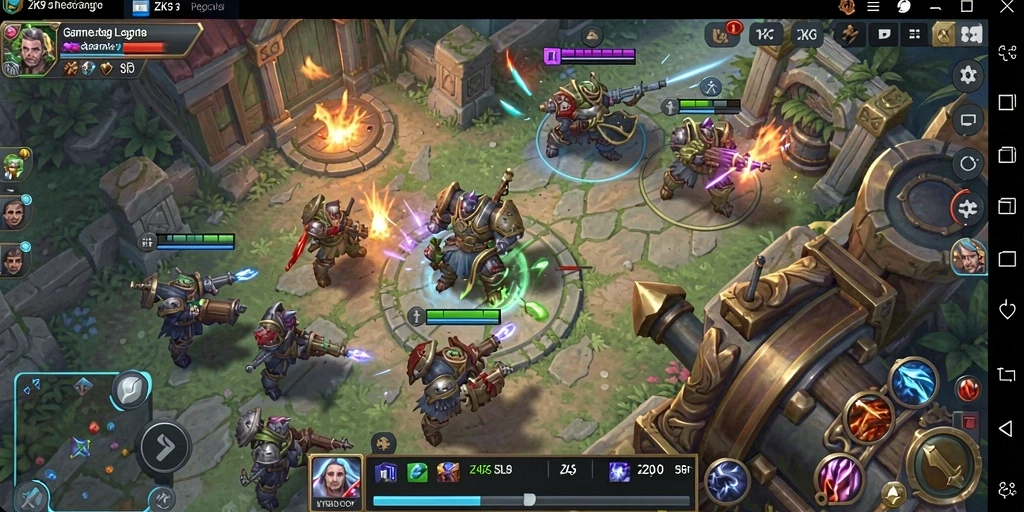 Tampilan gameplay ZK9 yang menarik dan penuh strategi.